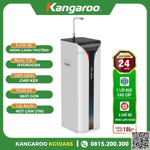 Máy Lọc Nước Kangaroo Hydrogen Slim Nóng Lạnh KG10A6S