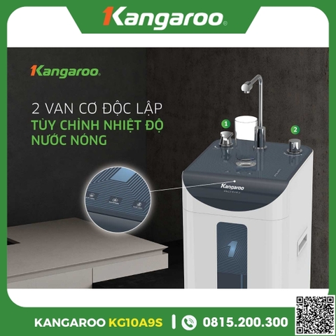 Máy Lọc Nước Kangaroo Hydrogen Slim Nóng Lạnh KG10A9S