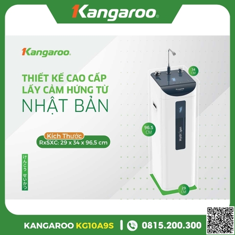 Máy Lọc Nước Kangaroo Hydrogen Slim Nóng Lạnh KG10A9S
