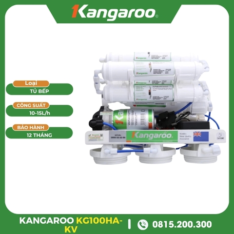 Máy Lọc Nước Kangaroo Hydrogen KG100HA-KV Lắp Tủ Bếp