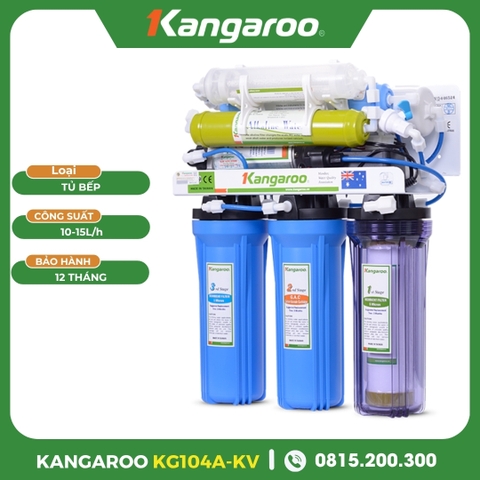Máy Lọc Nước Kangaroo KG104A-KV Lắp Tủ Bếp