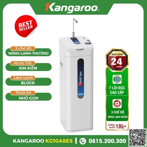Máy Lọc Nước Nóng Lạnh Kangaroo Hydrogen Ion Kiềm KG10A8ES