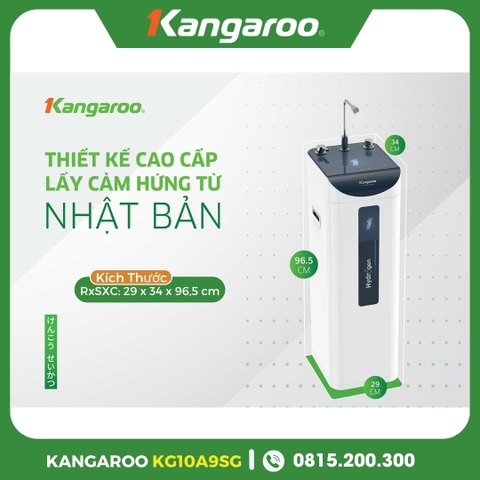 Máy Lọc Nước Kangaroo Hydrogen Slim Nóng Lạnh KG10A9SG