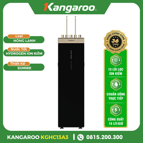 Máy Lọc Nước Kangaroo Sumire Hydrogen Ion Kiềm Nóng Lạnh KGHC13A3