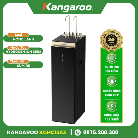 Máy Lọc Nước Kangaroo Sumire Hydrogen Ion Kiềm Nóng Lạnh KGHC13A3
