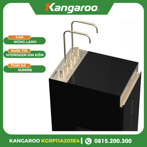 Máy Lọc Nước Kangaroo Sumire Hydrogen Ion Kiềm Nóng Lạnh KGRP11A203E4