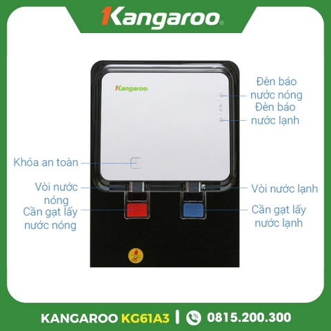 Máy Lọc Nước Nóng Lạnh Kangaroo KG61A3