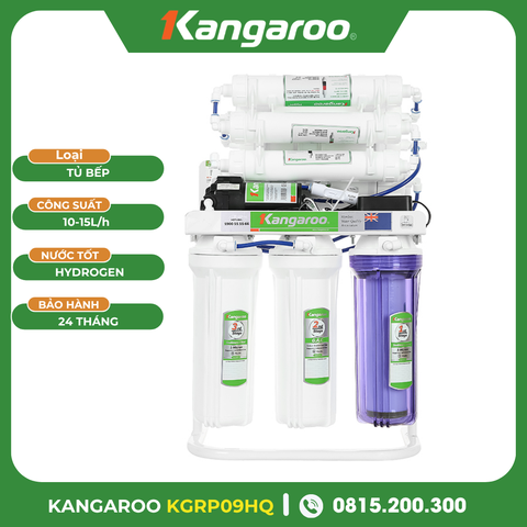 Máy Lọc Nước RO Hydrogen Kangaroo KGRP09HQ-Không Tủ