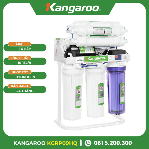 Máy Lọc Nước RO Hydrogen Kangaroo KGRP09HQ-Không Tủ