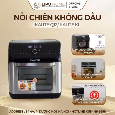 NỒI CHIÊN KHÔNG DẦU KALITE Q12/ KALITE KL-1200 - Chính hãng MỚI - Thanh lý Giá tốt
