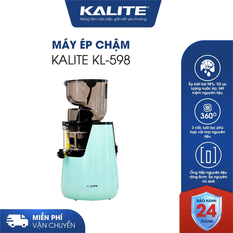 Máy ép chậm Kalite KL-598 - máy ép trái cây kiệt bã, ép đa năng ép hoa quả tích hợp làm kem HOT 2026