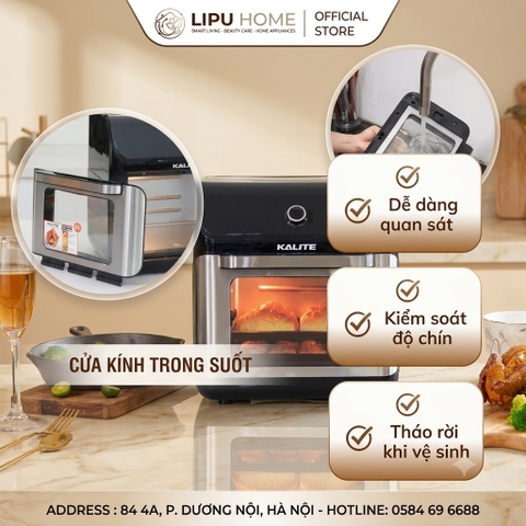 NỒI CHIÊN KHÔNG DẦU KALITE Q12/ KALITE KL-1200 - Chính hãng MỚI - Thanh lý Giá tốt