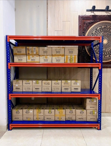 Kệ trung tải 500kg 4 tầng rộng 60 dài 2m