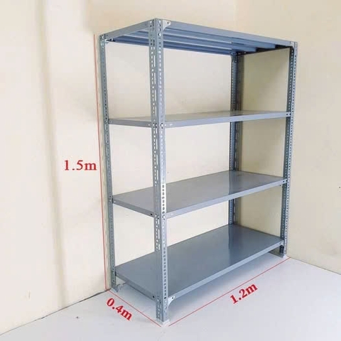 Kệ v lỗ 4 tầng rộng 40 dài 1m2 cao 1m5