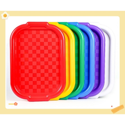 KHAY BẢNG NẶN khay đựng đồ dùng dạy MẦM NON giáo cụ Montessori