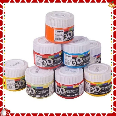 MÀU ACRYLIC 3D 100Ml dùng để vẽ custom trên vải / giày / tranh