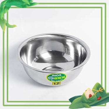 Bát ăn cơm inox size 12cm sâu lòng inox 304 trẻ mầm non ( Hàng Việt Nam)