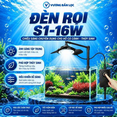 Đèn Rọi Bể Cá AquaPlus S1 16W