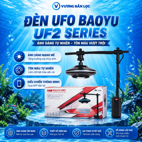 Đèn Rọi Bể Cá BAOYU UFO UF2 Series, Có Quạt Tản Nhiệt