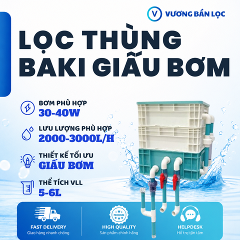 Lọc Thùng Baki Giấu Bơm