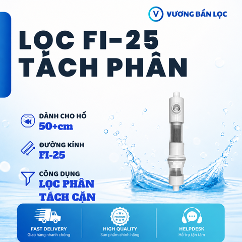 Lọc Tách Phân Hồ Cá Fi-25