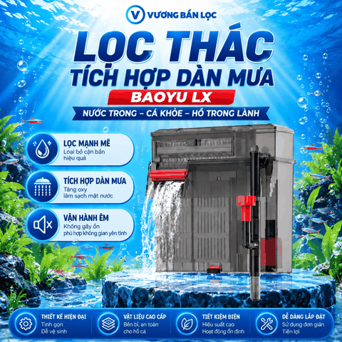 Lọc thác tích hợp dàn mưa Baoyu LX series