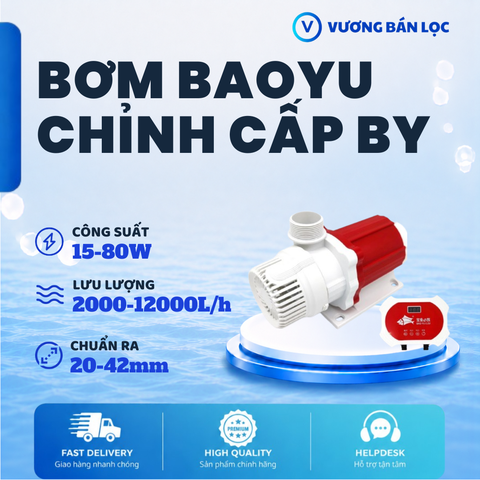 Bơm Nước Hồ Cá Baoyu BY có Chỉnh 9-12 cấp