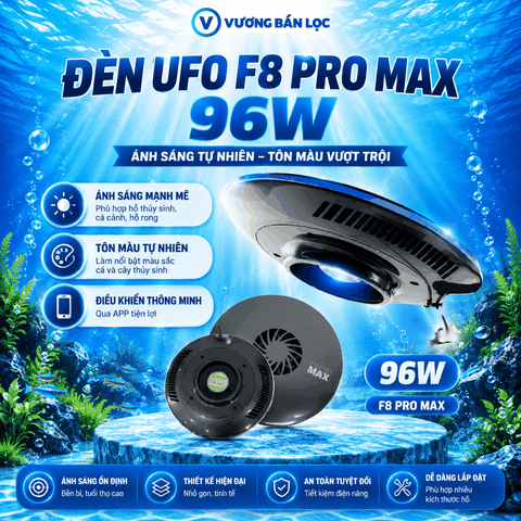 Đèn UFO F8 MAX 96W - Chỉnh APP