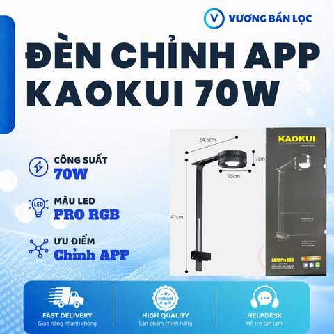 Đèn Lon KaoKui ProRGB 70w - Chỉnh APP