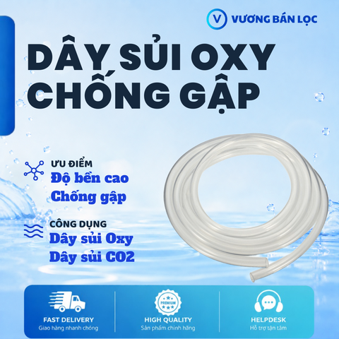 Dây sủi Oxy, CO2