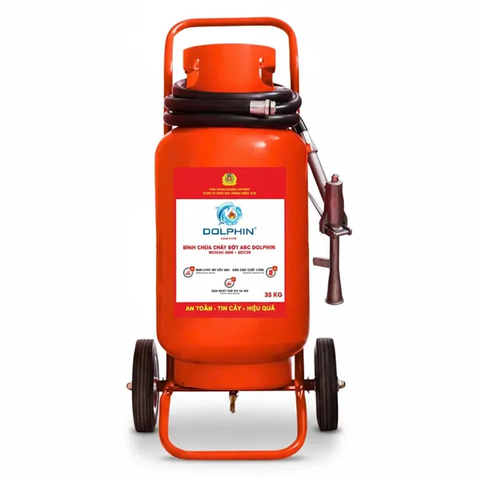 BÌNH CHỮA CHÁY BỘT ABC DOLPHIN 35KG TEM KIỂM ĐỊNH BCA TẠI HÀ NỘI