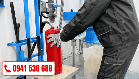 NẠP BÌNH CHỮA CHÁY TẠI PHƯỜNG THƯỢNG CÁT HÀ NỘI
