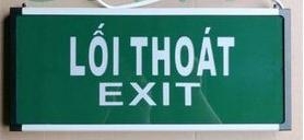 ĐÈN EXIT KHÔNG CHỈ HƯỚNG