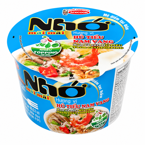 Hủ Tiếu Nam Vang Nhớ Mãi Mãi dạng Tô (71G*12 Tô)
