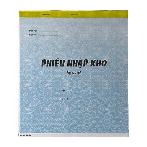 Phiếu Nhập Kho 3 Liên 20x25 (150 tờ * 40 cuốn)
