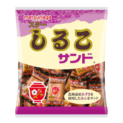 Bánh Quy Matsunaga Shiruko Sandwich Vị Đậu Đỏ 160g