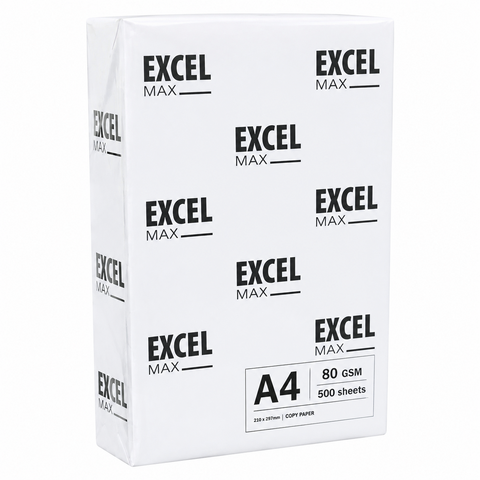 Giấy Trắng Excel 80A4 (500 tờ * 5 ream)