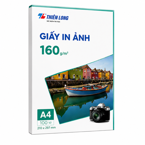Giấy In Ảnh 160g A4 (160gsm * 100 tờ)