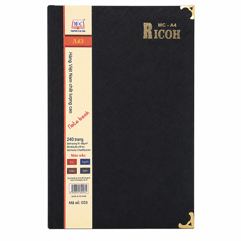 Sổ Da A4 - 240/70 MC033 (240 trang * 40 cuốn)