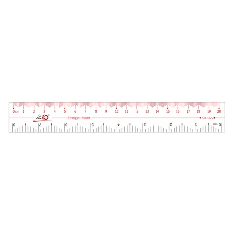 Thước thẳng PVC 20 SR022 (20 cây * 1 thùng )