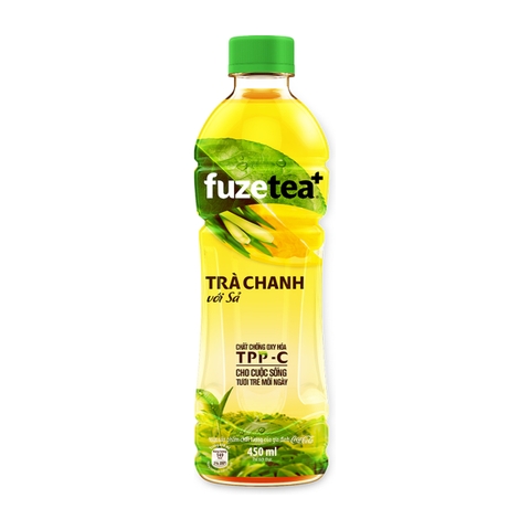 Đồ Uống Fuze Tea Trà Chanh Sả 450Ml (450Ml *24 Chai)