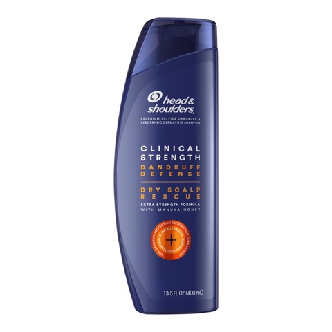 Dầu Gội Head & Shoulders Clinical Strength Dry Scalp Rescue Trị Gàu Da Đầu Khô 400ml