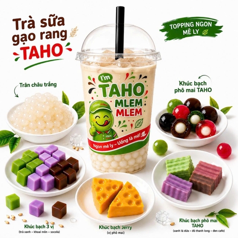 Trà Sữa gạo rang Taho