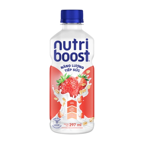 Sữa Nutri Boost Hương Dâu ( 297Ml* 24 Chai)