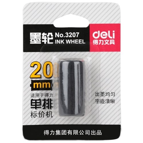 207_Mực Súng Bắn Giá 1 Dòng Màu Đen (5 cuộn * 100 vỉ)