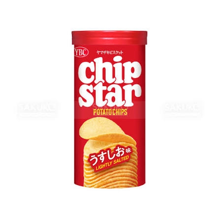 Bánh Snack Khoai Tây YBC Chip Star Vị Muối Nhạt 45g