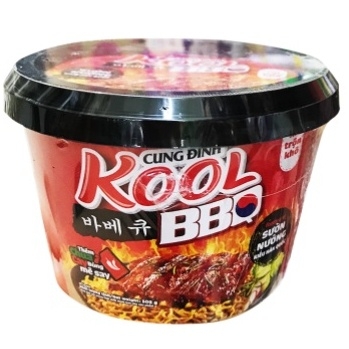 Mì Trộn Cung Đình Kool BBQ Sườn Nướng (105G*12 Thố)
