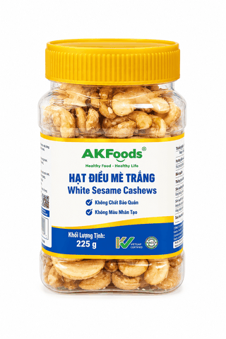 Hạt Điều Mè Trắng 225g