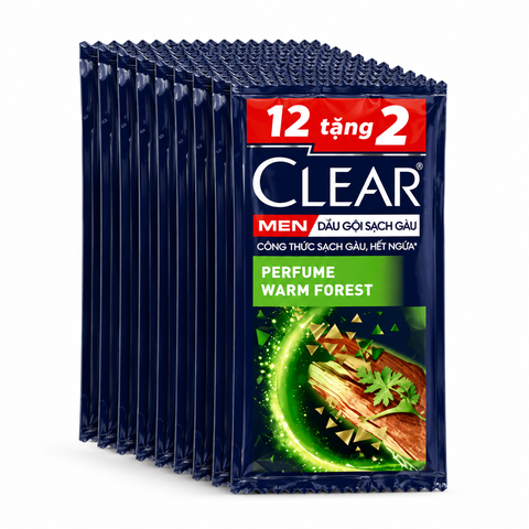 Dầu Gội Clear Men Sạch Gàu Hương Nước Hoa Gỗ & Phong Lữ 5g