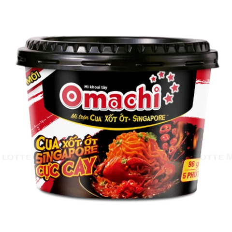 Mì Trộn Omachi Cua Xốt Ớt Singapore 96g